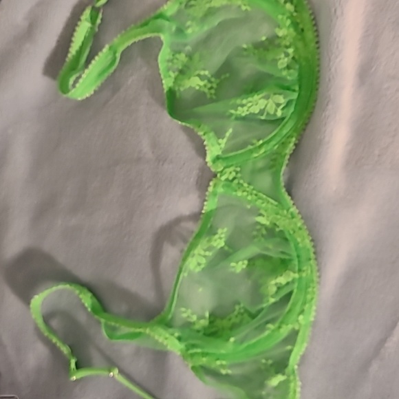 For Love & Lemons lime lace bra 34c - Picture 4 of 4